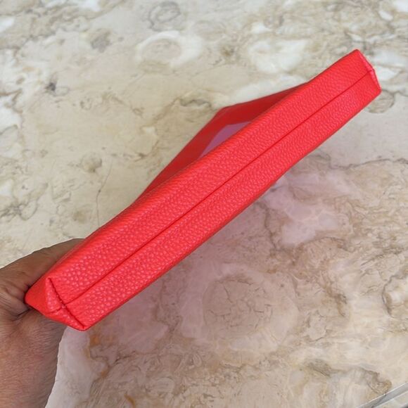 NWOT Love & Lore Zippered Pouch Wristlet Bag Multi Colour Vegan Leather - Picture 6 of 9